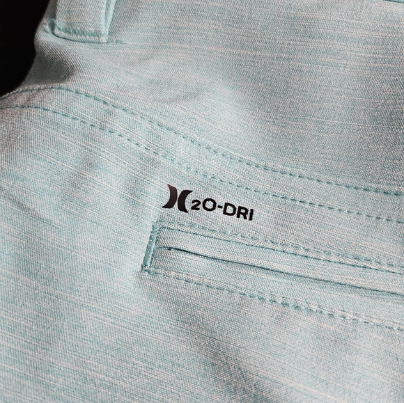 Hurley mint blue H2O-Dri shorts. - Picture 3 of 4